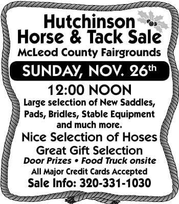 Hutchinson Horse & Tack Sale McLeod