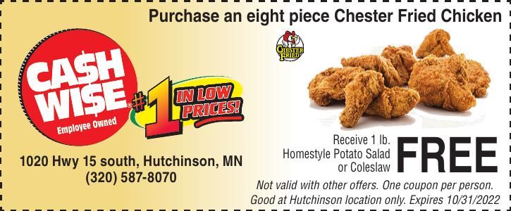 Purchase an eight piece Chester Fried