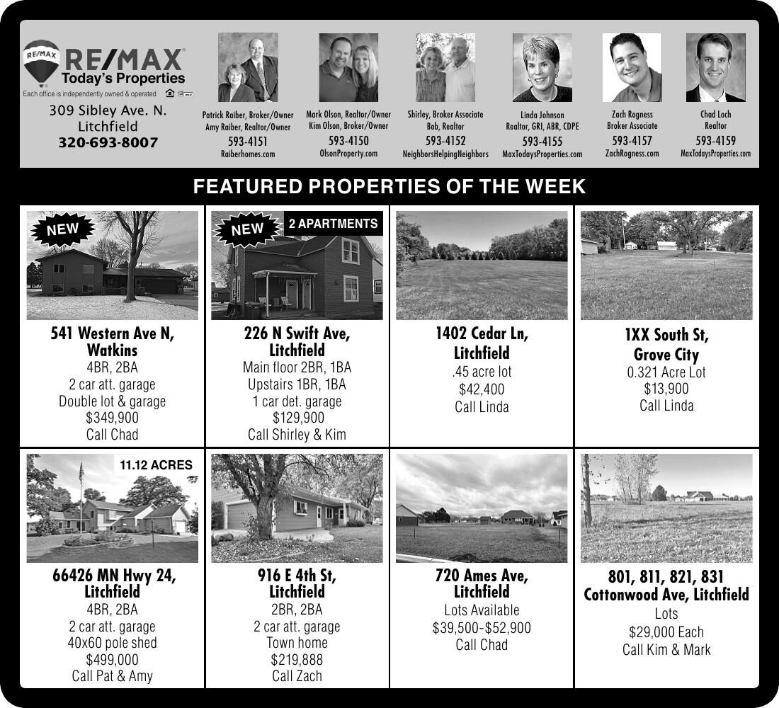 Today’s Properties Each office is