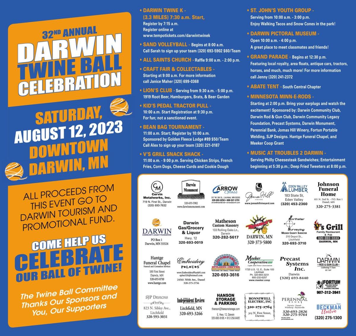 • DARWIN TWINE K (3.3 MILES) 7:30