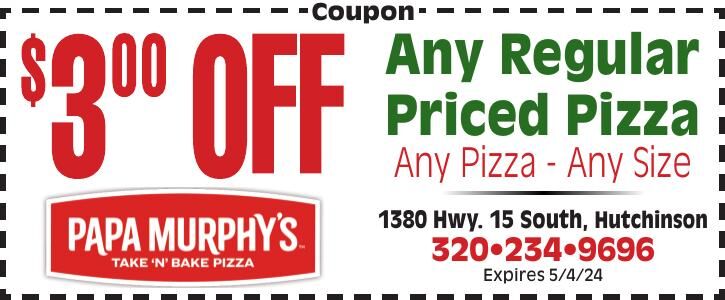 Coupon Any Regular Priced Pizza Any