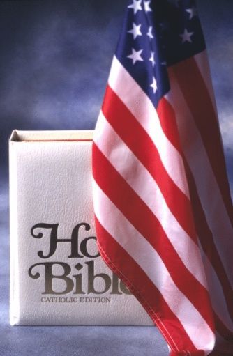 Flag and Bible