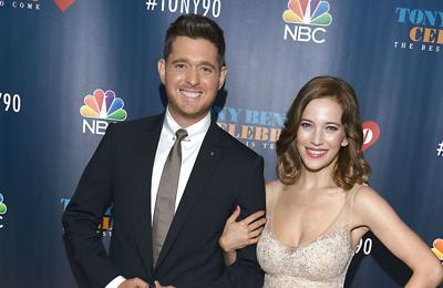 Michael Buble's wife is pregnant