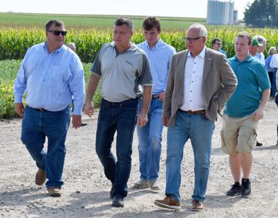 Walz visits Thalmann farm