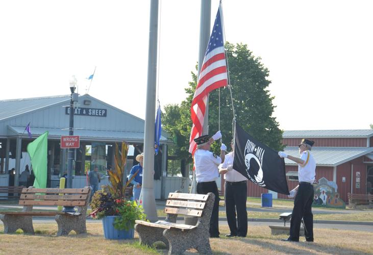 Flag raising