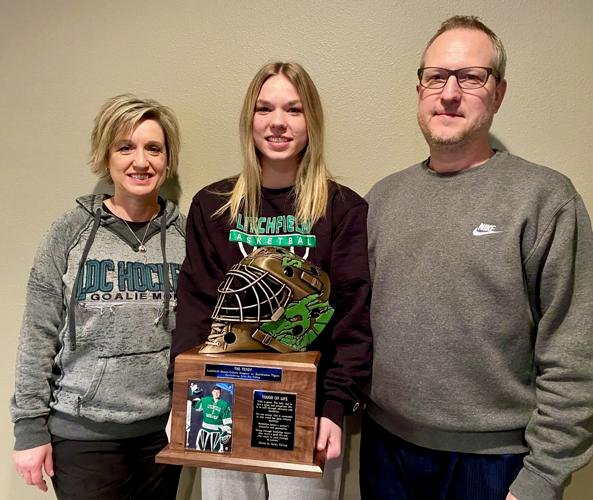 Falling family and trophy