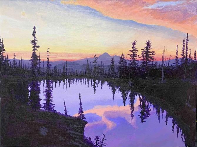 Hutchinson: Owen Kellen's acrylic landscape painting