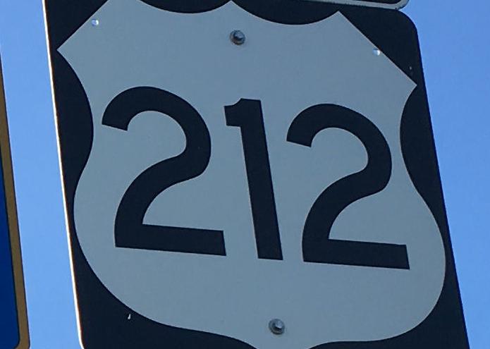 U.S. Highway 212 sign