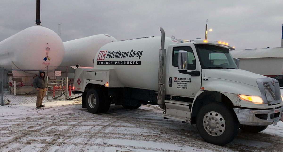 Propane truck