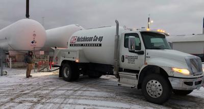 Propane truck