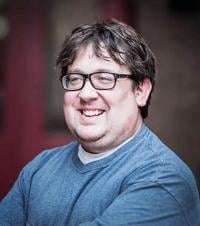 Laughing it up with comedians David Harris, Linda Aarons and Ben Marcotte