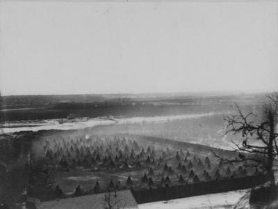 Internment camp at Fort Snelling