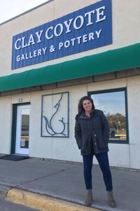 New home for Clay Coyote Gallery and Pottery in downtown Hutchinson
