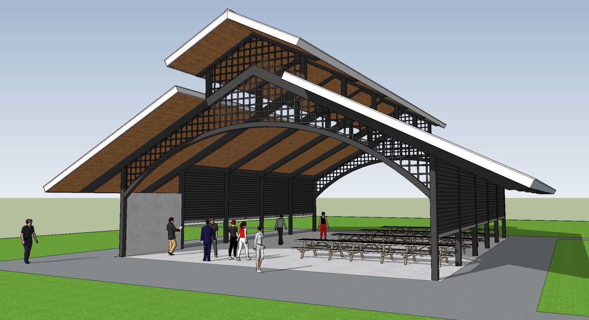 Pavilion rendering