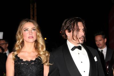 PALM SPRINGS - JAN 2: Amber Heard, Johnny Depp at the 27th Palm Springs International Film Festival