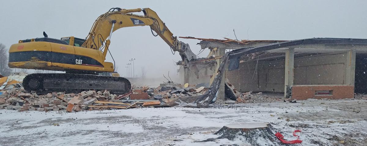 East wing demolition