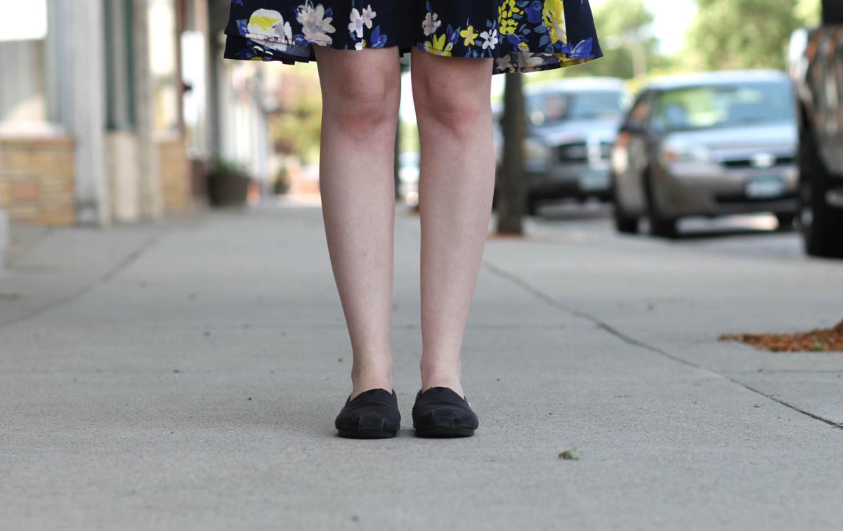 Downtown sidewalk
