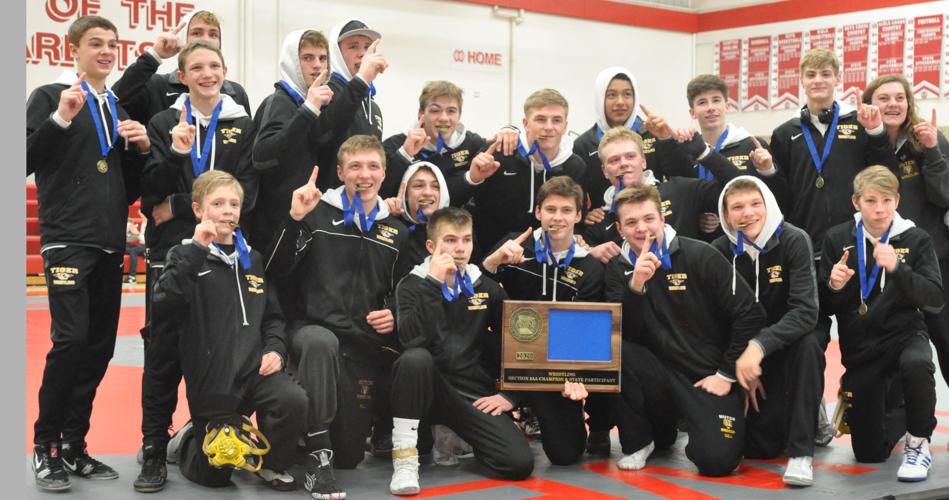 Tigers with trophy