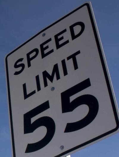 Speed limit sign