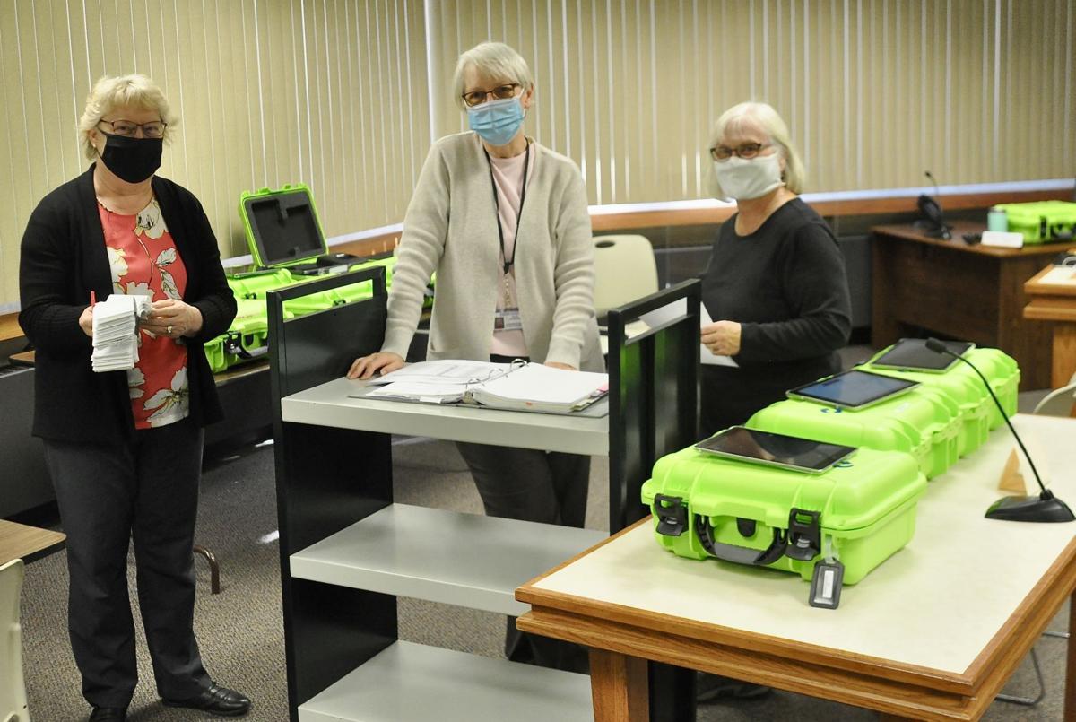 Checking vote totals