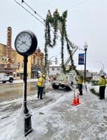 Downtown decorations tradition continues