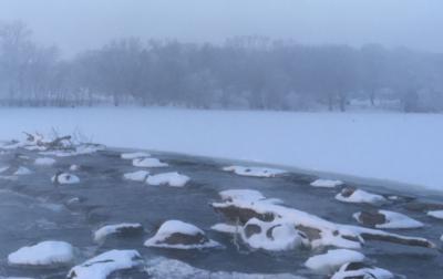 Ice on the Crow River