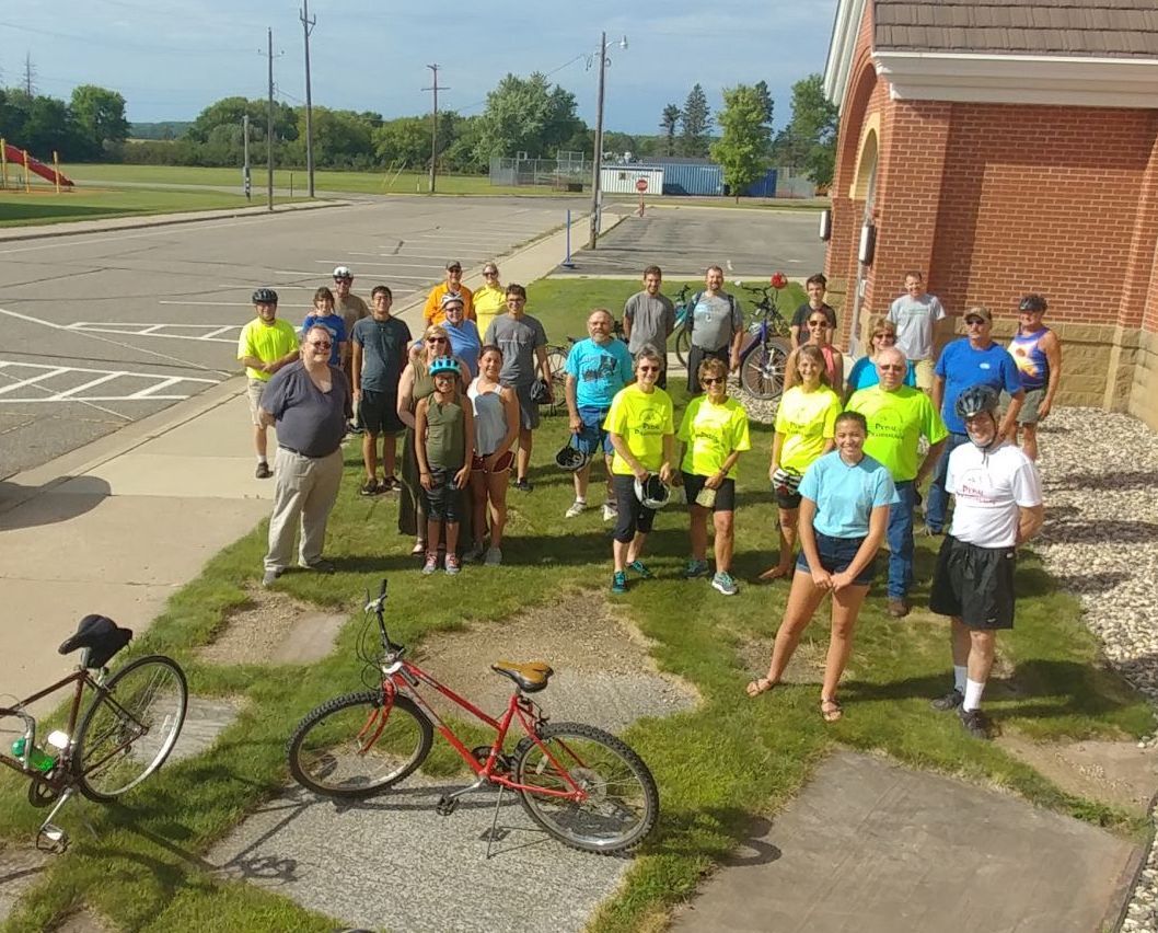 Pedal Pilgrimage participants