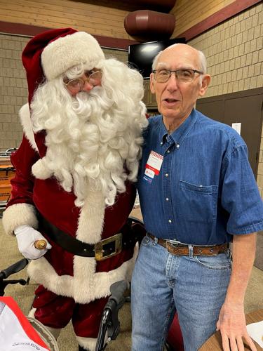 Willie Wendorff and santa