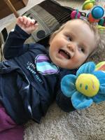 ORTH FOUNDATION: Sweet Cecilia Nelson is working on motor skills