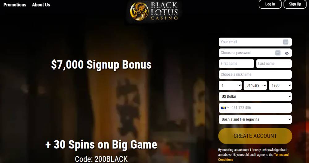 Black Lotus – secure Florida Online Casino offering fast crypto withdrawals